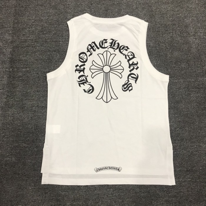 NIGO Chrome Hearts Men’s Summer Logo Letter Print Round Neck Pullover Sleeveless Tank Top Vest #nigo72262