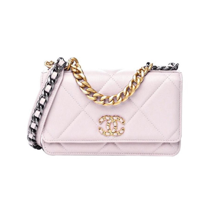 NIGO Chanel 19BagWOC Women's Lambskin Mini Mouth Cover Bag Chain Shoulder Bags #nigo72254