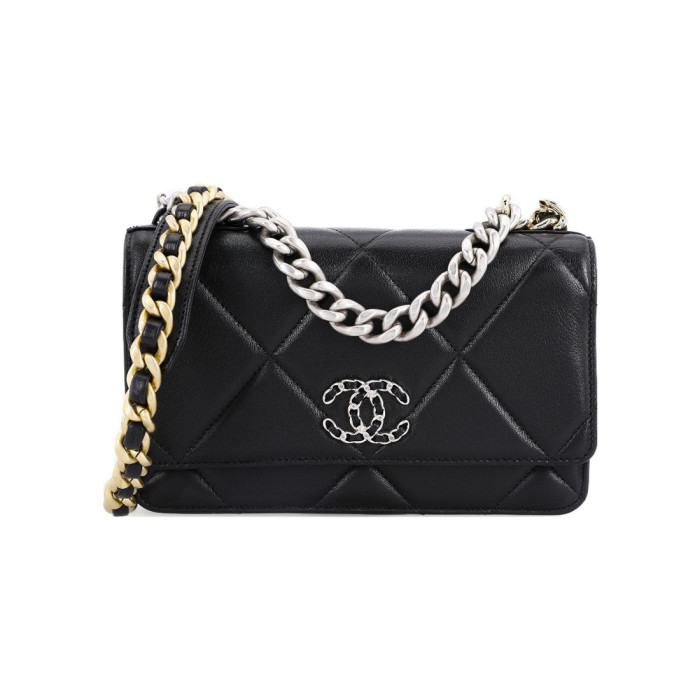 NIGO Chanel 19BagWOC Women's Lambskin Mini Mouth Cover Bag Chain Shoulder Bags #nigo72254