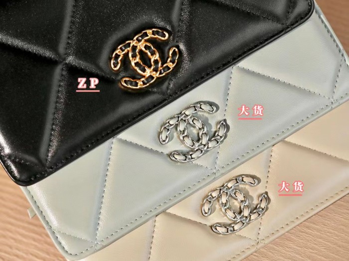 NIGO Chanel 19BagWOC Women's Lambskin Mini Mouth Cover Bag Chain Shoulder Bags #nigo72254