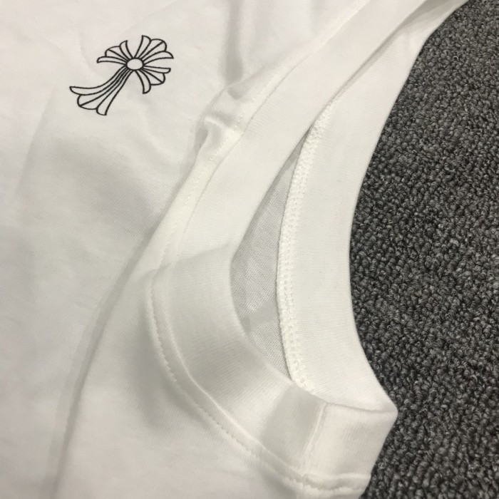 NIGO Chrome Hearts Men’s Summer Logo Letter Print Round Neck Pullover Sleeveless Tank Top Vest #nigo72262