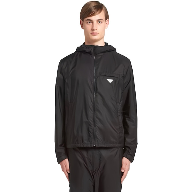 NIGO Prada Men's Women's Spring and Summer Fashion Solid Color Zipper Long Sleeve Hooded Jacket #nigo72281