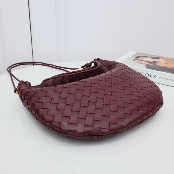 NIGO Bottega Veneta  Women's Sardine Handbag Woven Large Leather Crossbody Shoulder Bag Metal Decorative Tote Bags #nigo71341