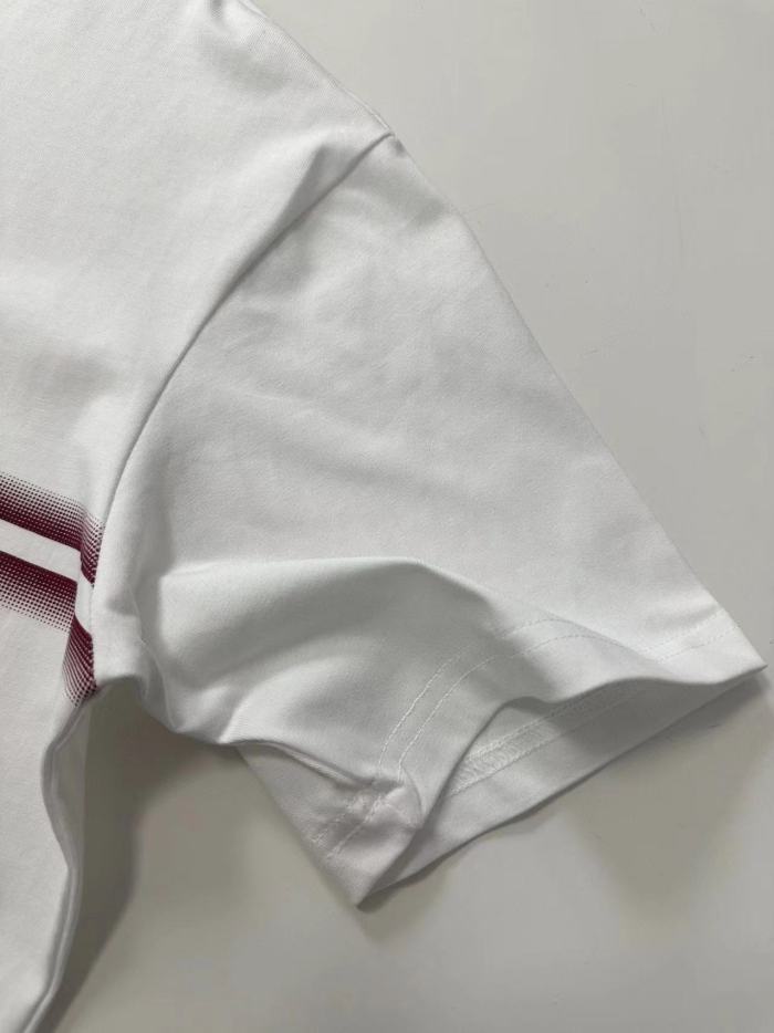 NIGO Gucci Men's Summer Letter Logo Print White Round Neck Short Sleeve T-Shirt #nigo72297