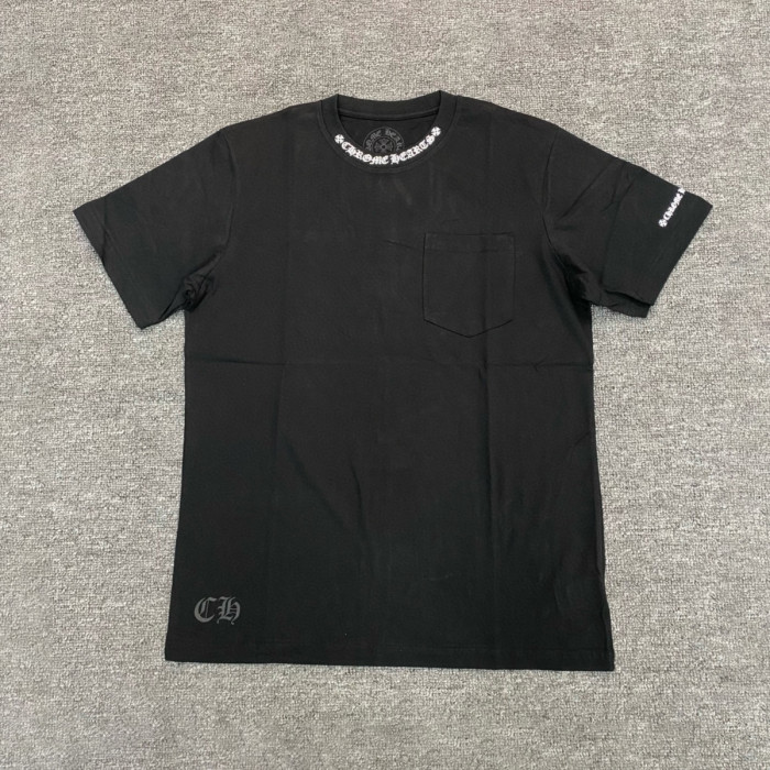 NIGO Chrome Hearts Men's and Women's Summer Neckline Sanskrit Letter Round Neck Cotton Short Sleeve T-shirt #nigo72329