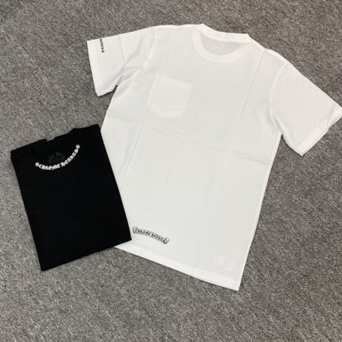 NIGO Chrome Hearts Men's and Women's Summer Neckline Sanskrit Letter Round Neck Cotton Short Sleeve T-shirt #nigo72329
