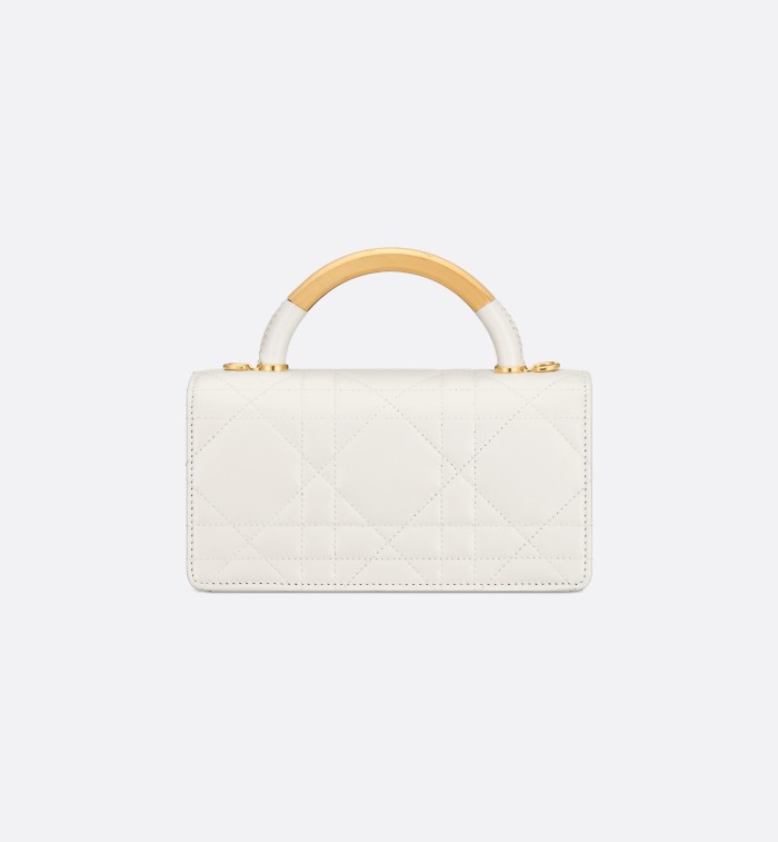 NIGO Dior Ange Women's Adjustable Shoulder Strap CD Chain Flap Closure Cowhide Leather Single Shoulder Crossbody Handbag Bag Bags #nigo72343