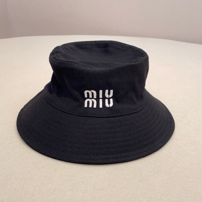 NIGO MiuMiu Men's and Women's Solid Color Embroidered Letter Printed Fisherman's Hat Cap #nigo72347
