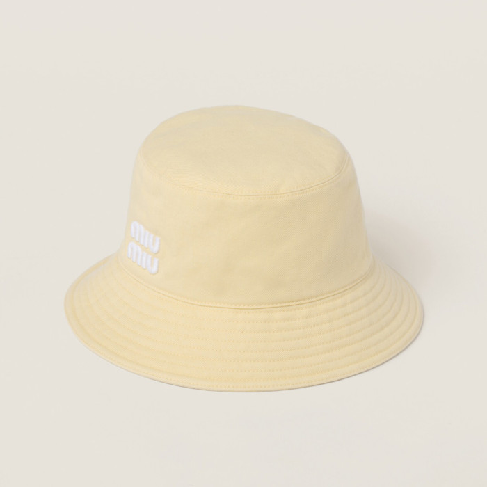 NIGO MiuMiu Men's and Women's Solid Color Embroidered Letter Printed Fisherman's Hat Cap #nigo72347