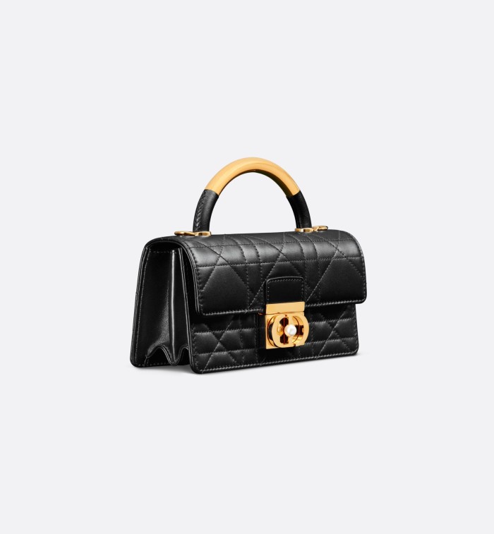 NIGO Dior Ange Women's Adjustable Shoulder Strap CD Chain Flap Closure Cowhide Leather Single Shoulder Crossbody Handbag Bag Bags #nigo72343