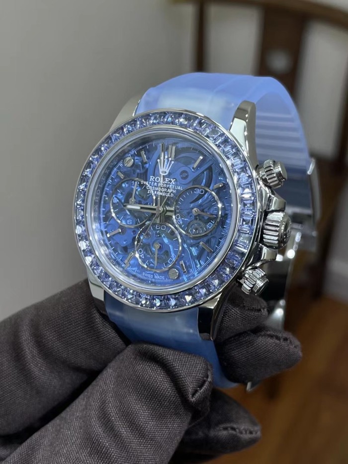 NIGO Rolex Men's Automatic Mechanical Movement Waterproof Sapphire Dial Silicone Strap Watch #nigo72394