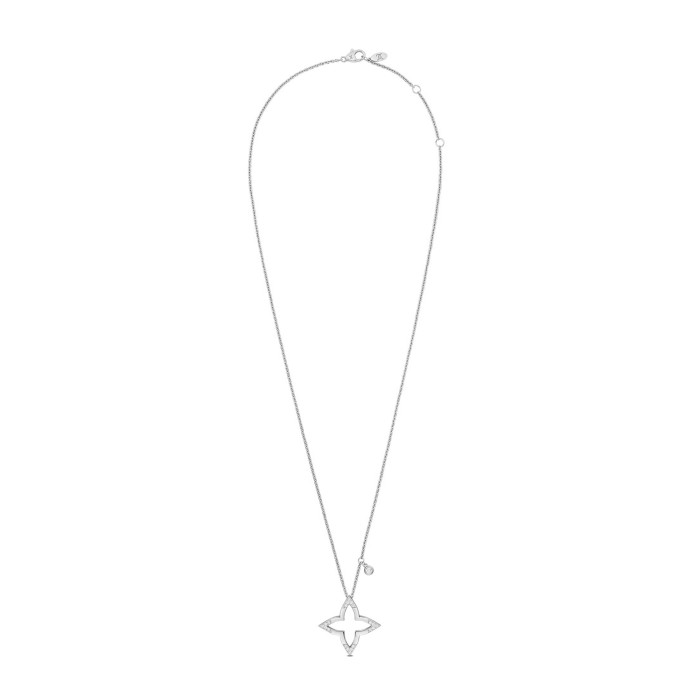 NIGO Louis Vuitton OMBRE BLOSSOM Women's Star Silhouette Diamond Set Solid Color Necklace Jewelry #nigo72399