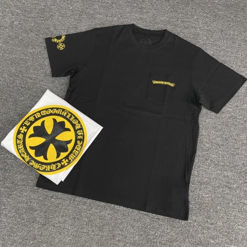 NIGO Chrome Hearts Men's and Women's Summer Sanskrit Letter Round Neck Cotton Short Sleeve T-shirt #nigo72416