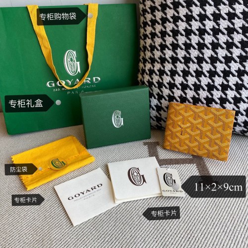 NIGO Goyard Victoire Wallet Short Folding Card Wallet Small Exquisite Color Blocking Letter Logo Money Clip Bags #nigo71345