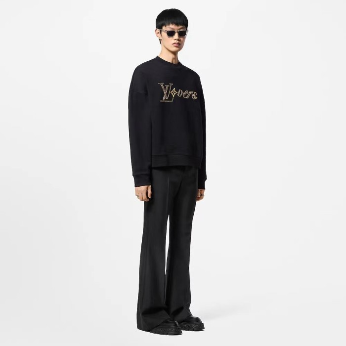 NIGO Louis Vuitton Men's Spring and Autumn Letter Printed Round Neck Cotton Long Sleeve Sweatshirt Pullover #nigo72432
