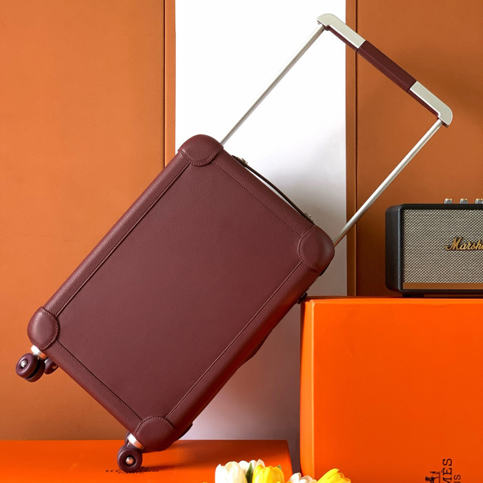 NIGO Hermes R.M.S Aluminum Material Fashion Simple Pure Color Luxury Temperament Luggage Boarding Box Cowhide Suitcase Bags H087171CMAA Ngvp #nigo8777