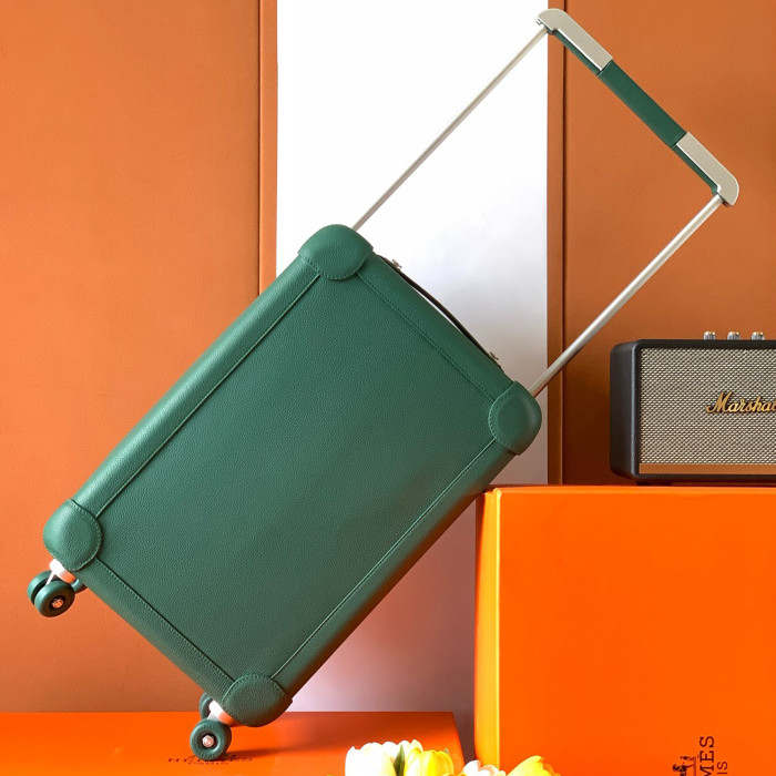 NIGO Hermes R.M.S Aluminum Material Fashion Simple Pure Color Luxury Temperament Luggage Boarding Box Cowhide Suitcase Bags H087171CMAA Ngvp #nigo8777