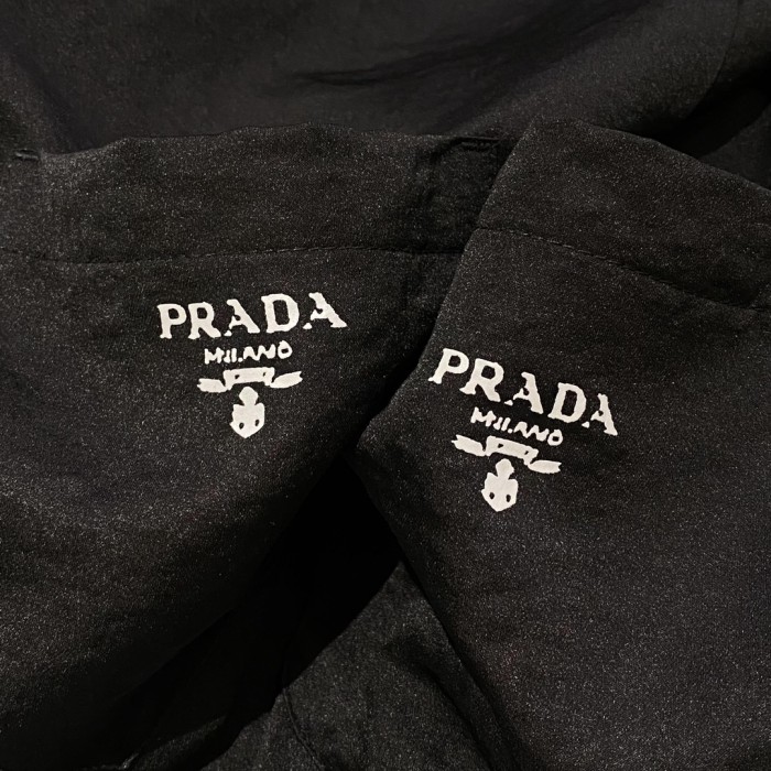 NIGO Prada Men's Summer Logo Printed Single Breasted Short Sleeve Shirt Casual Fashion Shorts Set Suit #nigo72428