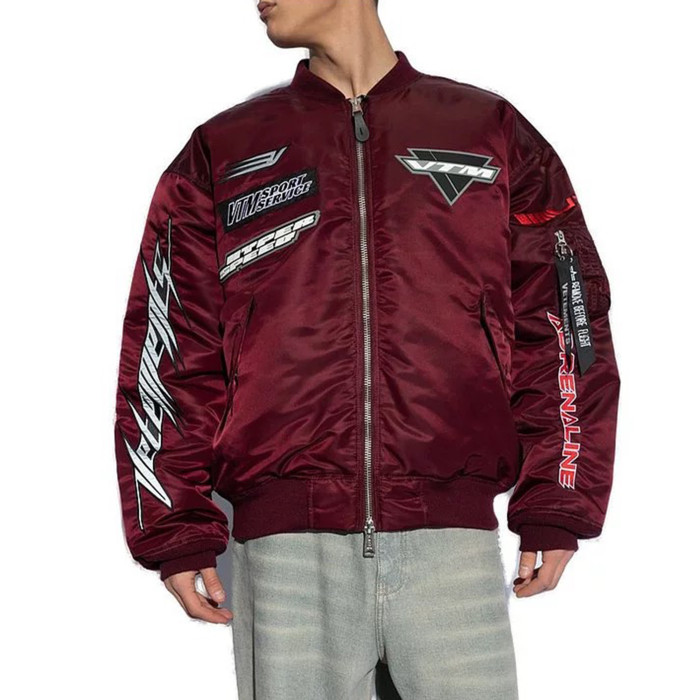 NIGO Vetements Men's Autumn And Winter Racing Suit Warm Air Force Jacket High Street Zipper Jacket Colorblocking Fashion Jacket Ngvp #nigo8782