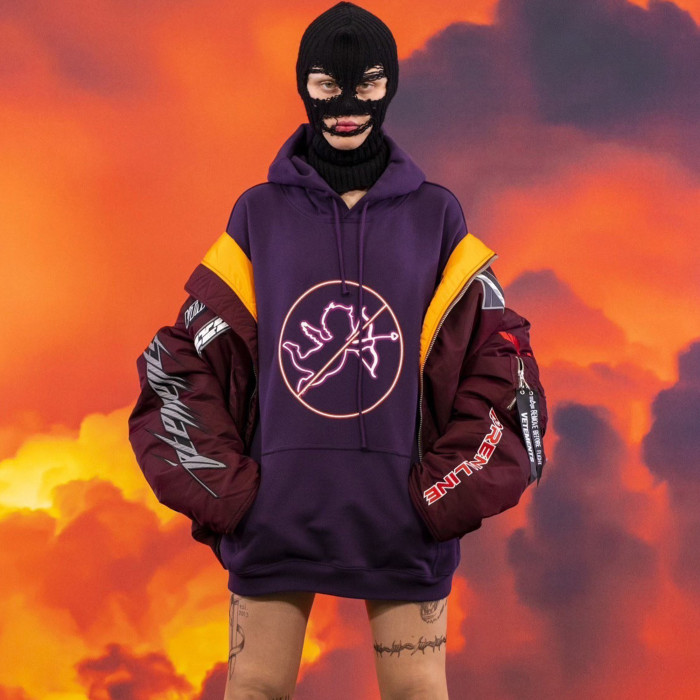NIGO Vetements Men's Autumn And Winter Racing Suit Warm Air Force Jacket High Street Zipper Jacket Colorblocking Fashion Jacket Ngvp #nigo8782
