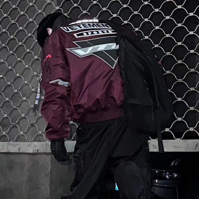 NIGO Vetements Men's Autumn And Winter Racing Suit Warm Air Force Jacket High Street Zipper Jacket Colorblocking Fashion Jacket Ngvp #nigo8782