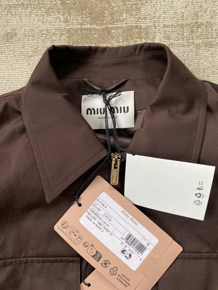 NIGO MiuMiu Men's And Women's Spring And Fall Letters Logo Embroidery Lapel Zipper Long Sleeved Jacket #nigo72451
