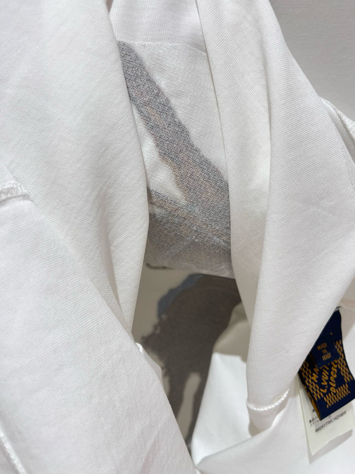 NIGO Louis Vuitton Men's Summer Cowboy Logo Pattern Print Embroidery Round Neck Cotton Short Sleeve T-Shirt #nigo72461