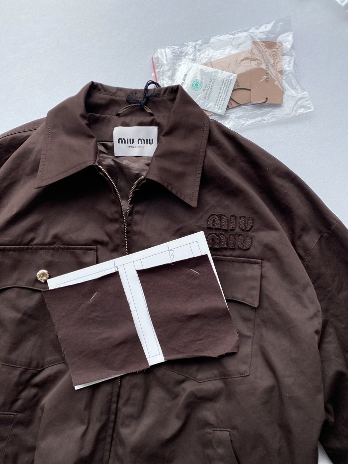 NIGO MiuMiu Men's And Women's Spring And Fall Letters Logo Embroidery Lapel Zipper Long Sleeved Jacket #nigo72451