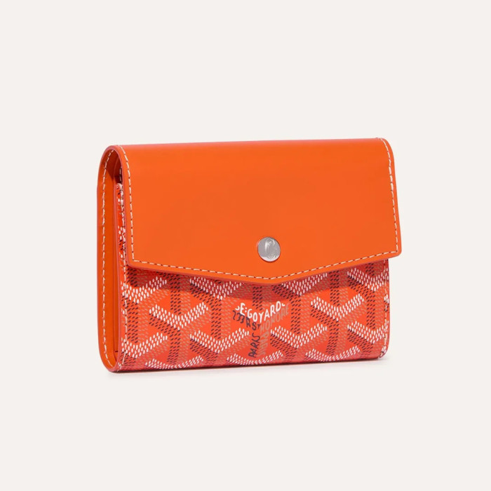 NIGO GOYARD Saint-Gabriel Men's And Women's Tri fold Wallet With Snap Closure In Canvas And Calf Leather Bag Bags #nigo72472