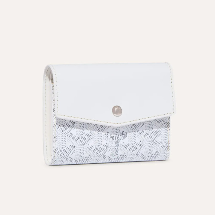 NIGO GOYARD Saint-Gabriel Men's And Women's Tri fold Wallet With Snap Closure In Canvas And Calf Leather Bag Bags #nigo72472
