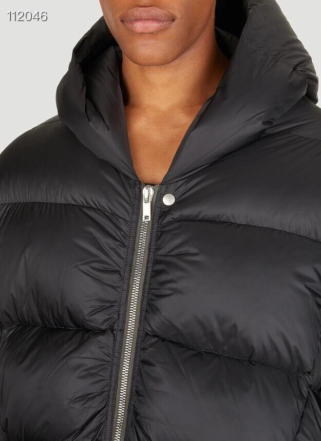 NIGO Rick Owens Men's Winter Diablo Style Solid Color Bat Sleeve Loose Hooded Long Sleeve Puffer Down Jacket Ngvp #nigo8833
