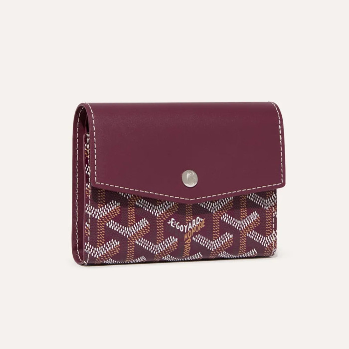 NIGO GOYARD Saint-Gabriel Men's And Women's Tri fold Wallet With Snap Closure In Canvas And Calf Leather Bag Bags #nigo72472