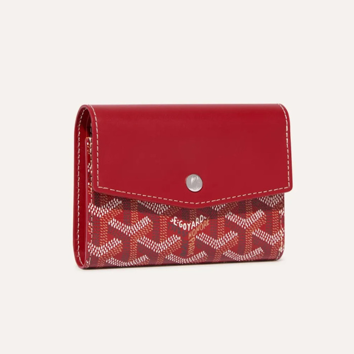 NIGO GOYARD Saint-Gabriel Men's And Women's Tri fold Wallet With Snap Closure In Canvas And Calf Leather Bag Bags #nigo72472