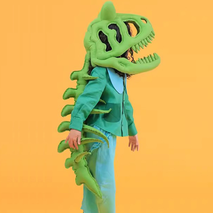 NIGO Kid's Fashion Headwear Dinosaur Gift Handmade Custom Solid Color Linen Dinosaur Hat #nigo31321