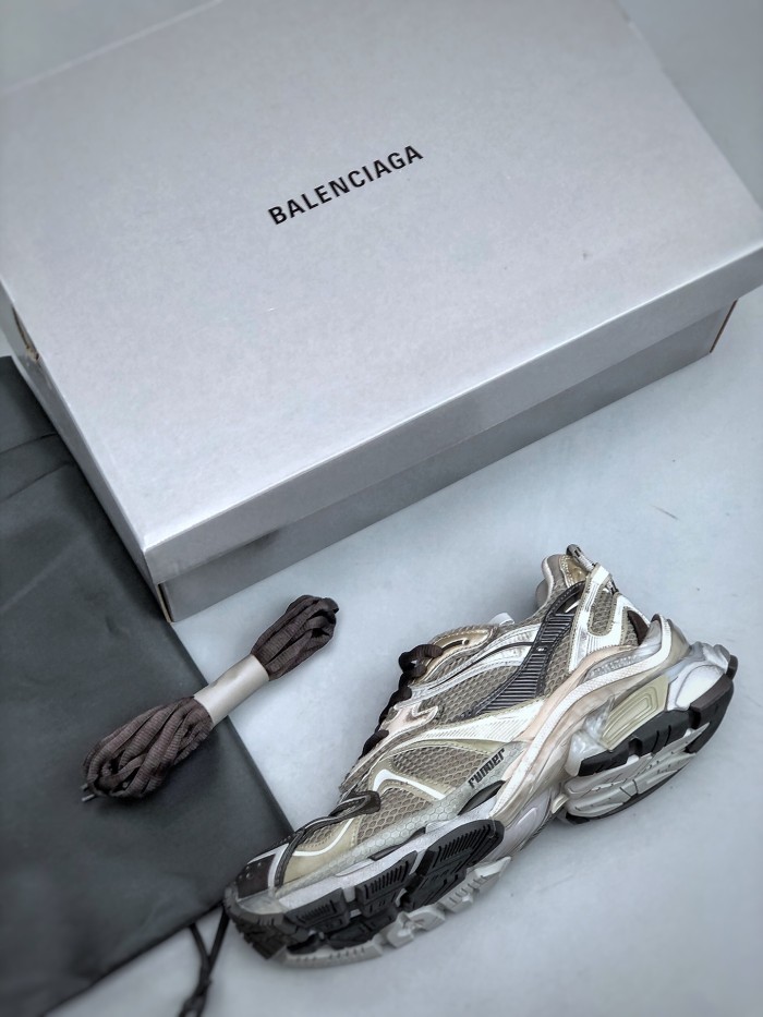 NIGO Balenciaga Men's Runner Mesh Lace-Up Low Top Sneakers Shoes #nigo72479
