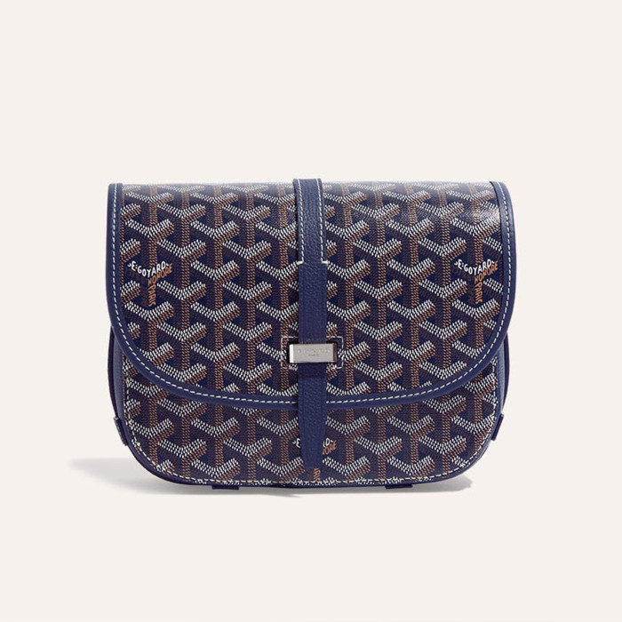 NIGO GOYARD Belvedere Bag Navy Blue Fashion Trend Logo Satchel Bag Simple Elegant Adjustable Shoulder Bags  #nigo71381