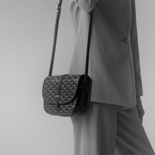 NIGO GOYARD Belvedere Bag Navy Blue Fashion Trend Logo Satchel Bag Simple Elegant Adjustable Shoulder Bags  #nigo71381