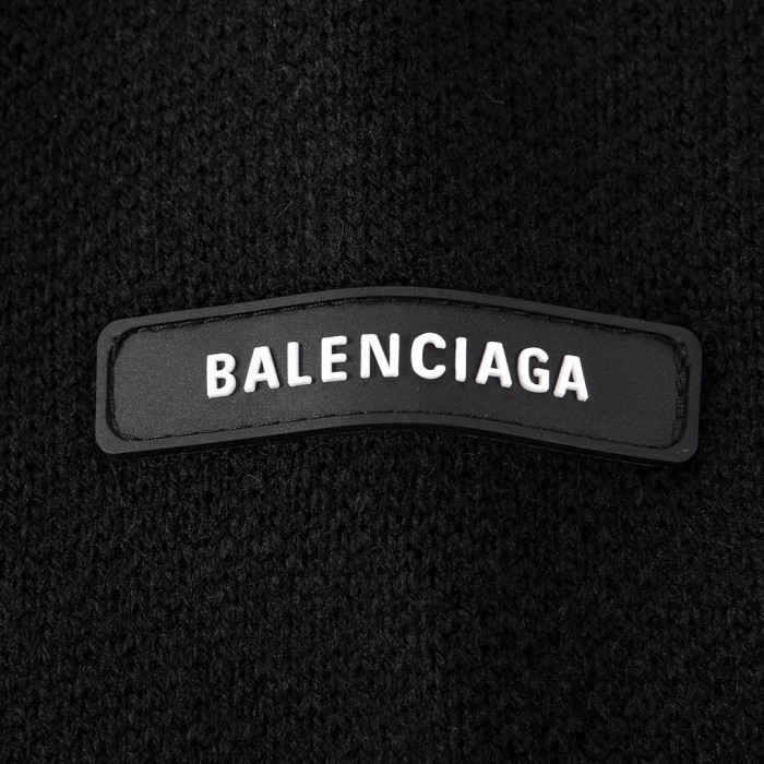 NIGO Balenciaga Men's And Women's Spring And Autumn Solid Color Round Neck Long Sleeve Loose Fit Knitted Sweater Pullover #nigo72499