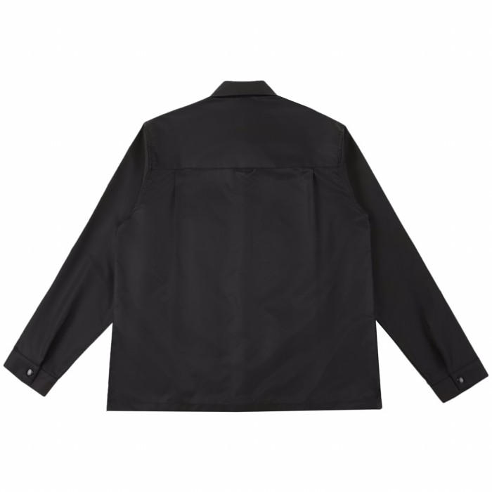NIGO Prada Men's Spring And Fall Triangle Label Nylon Single breasted Long sleeved Shirt Jacket #nigo72495