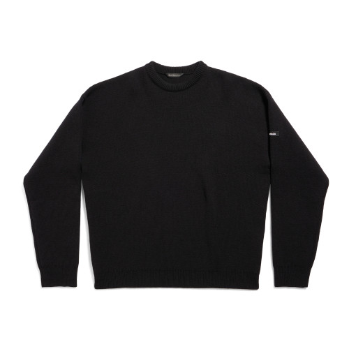 NIGO Balenciaga Men's And Women's Spring And Autumn Solid Color Round Neck Long Sleeve Loose Fit Knitted Sweater Pullover #nigo72499
