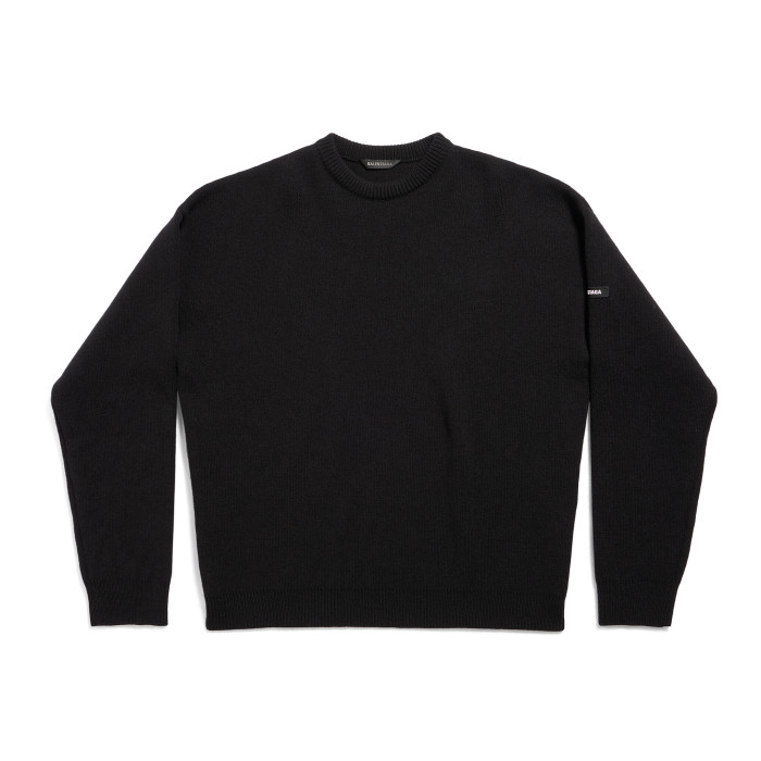 NIGO Balenciaga Men's And Women's Spring And Autumn Solid Color Round Neck Long Sleeve Loose Fit Knitted Sweater Pullover #nigo72499