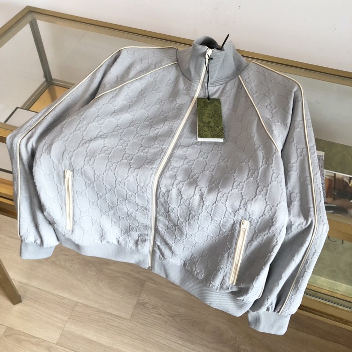 NIGO Gucci Men's Spring and Autumn Letter Printed Zipper Long Sleeve Jacket Lace-Up Knit Sweatpants Pants Set Suit #nigo72537