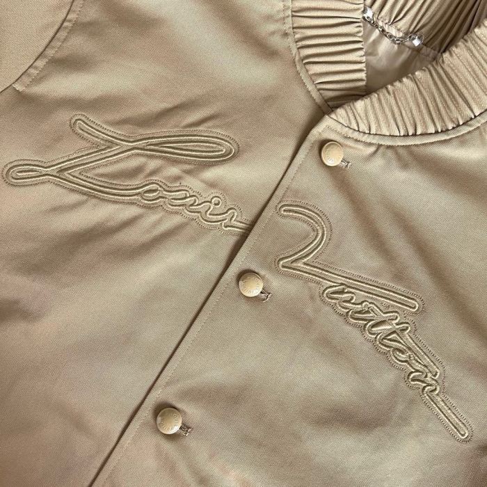 NIGO Louis Vuitton Men's Spring and Autumn Solid Color Embroidery Letter Print Zipper Long Sleeve Jacket #nigo72532
