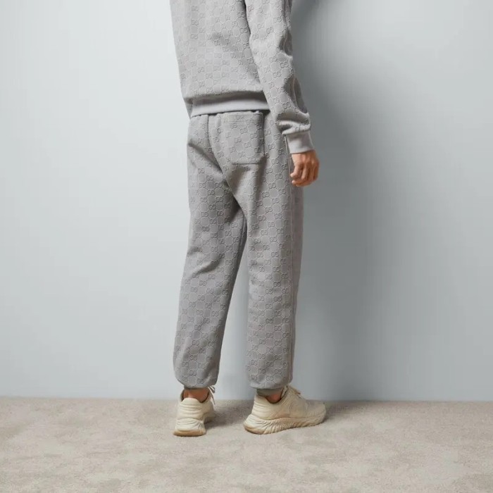 NIGO Gucci Men's Spring and Autumn Letter Printed Zipper Long Sleeve Jacket Lace-Up Knit Sweatpants Pants Set Suit #nigo72537