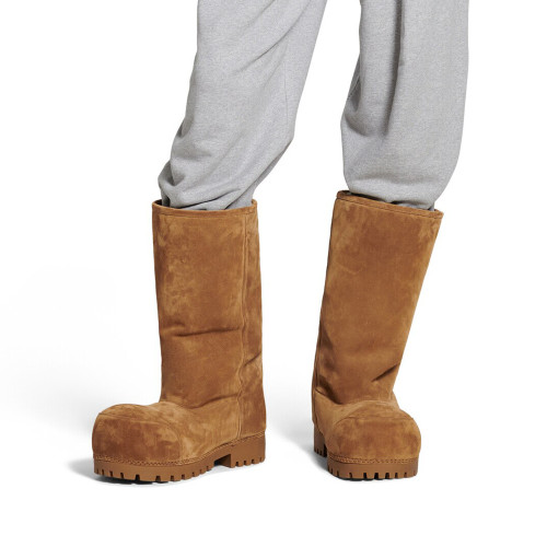 NIGO Balenciaga Men's And Women's Fashionable High Street Snow Boots With Thick Soled Round Toe High Boots  Shoes Ngvp #nigo71385