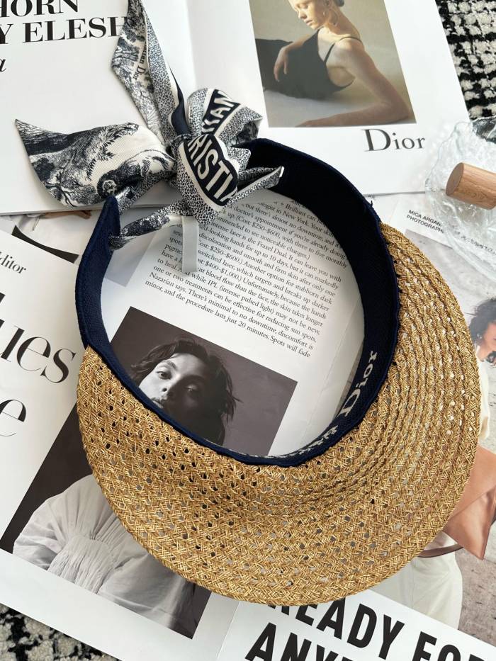 NIGO Dior D-Ocean Mitzah Women's Summer Knitted Sun Hat Cap #nigo72553