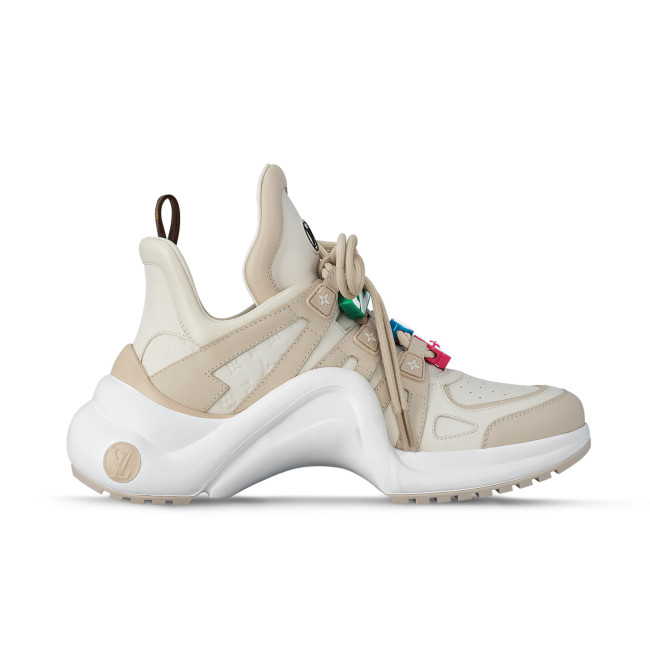 NIGO Louis Vuitton Archlight Women's Tech Mesh Fabric Leather Lace-Up Low Top Casual Sneakers Shoes #nigo72562