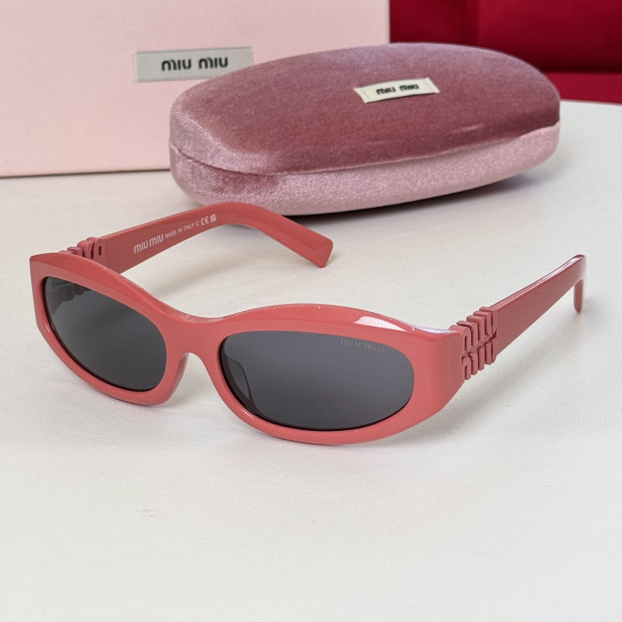 NIGO MiuMiu Glimpse Women's Solid Color Logo Plate Frame Butterfly Sunglasses Eyeglasses Glasses #nigo72565