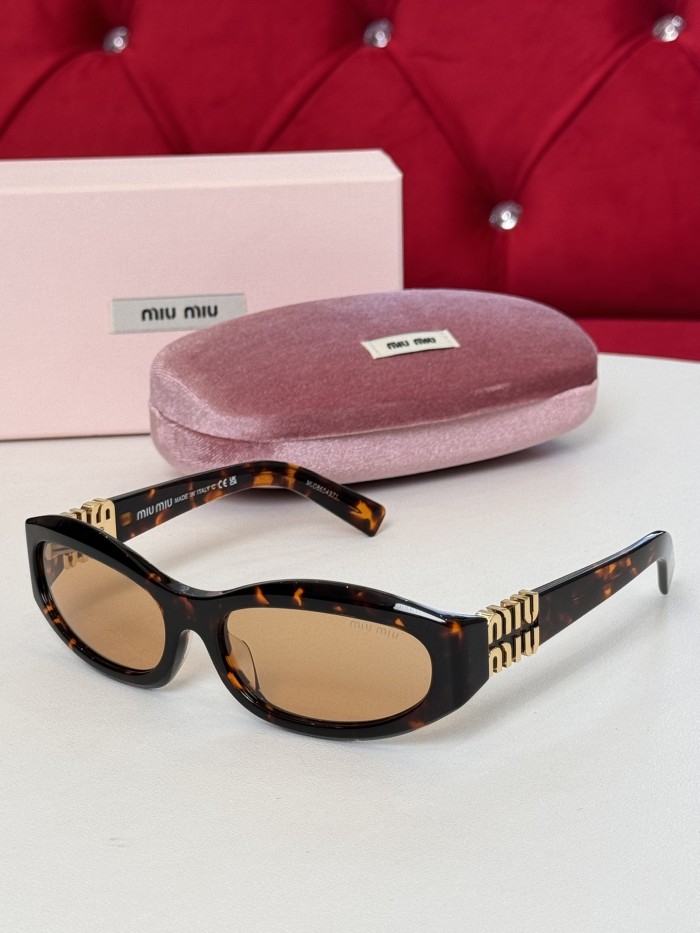 NIGO MiuMiu Glimpse Women's Solid Color Logo Plate Frame Butterfly Sunglasses Eyeglasses Glasses #nigo72565
