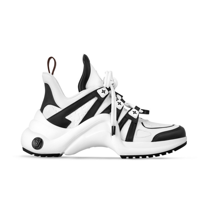 NIGO Louis Vuitton Archlight Women's Tech Mesh Fabric Leather Lace-Up Low Top Casual Sneakers Shoes #nigo72562